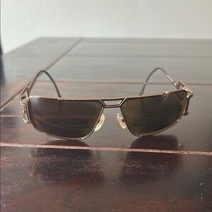 Cazal Gold Frame Sunglasses